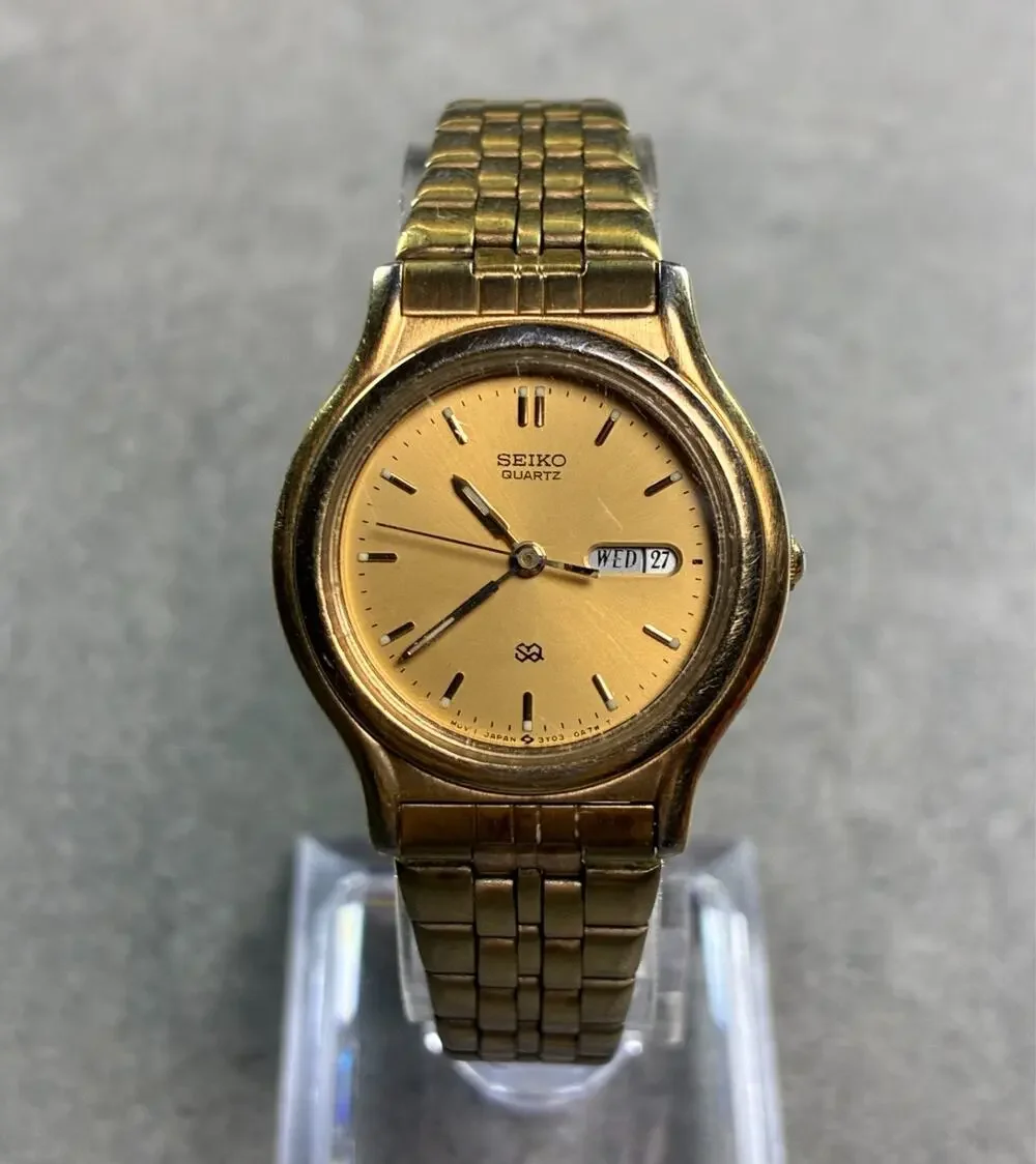 Vintage Seiko Women's Gold Tone Watch 26mm 6